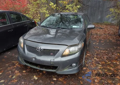 2009 Toyota Corolla S from USA, damaged, VIN 2T1BU40E29C151361
